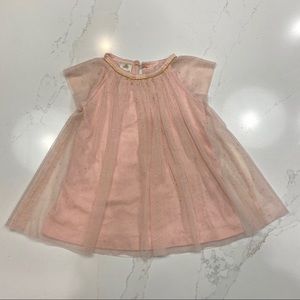 18mo girls pink sparkle dress